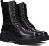 Omoda 16477 Veterboots - Laarzen Met Veters - Dames - Zwart - Maat 38