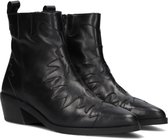 Notre-V 18060 Enkellaarsjes - Enkelboots met rits - Dames - Zwart - Maat 42