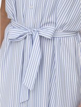 Only Onlhannover Sarah Ss Pocket Dress Cloud Dancer Stripes Blue WIT XS