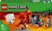 Embuscade LEGO Minecraft au portail du Nether - 21255