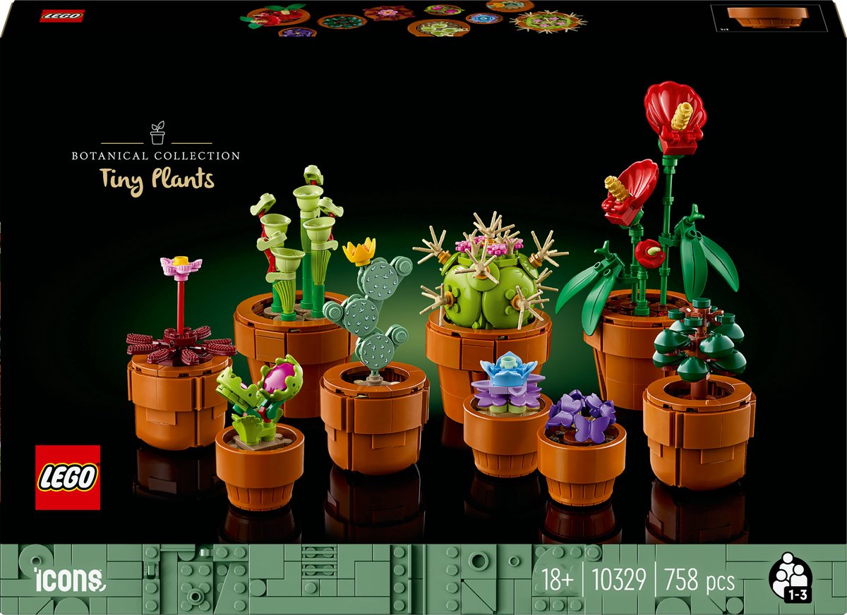 LEGO Icons Miniplantjes - Botanical Collection - 10329 - LEGO
