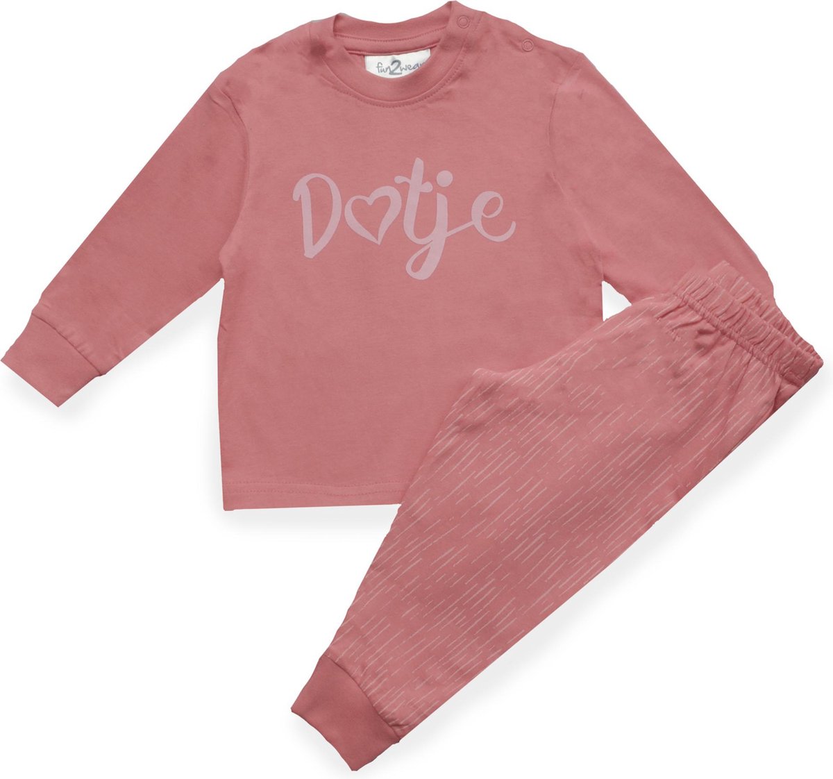 Fun2Wear Pyjama Dotje Oud - Roze