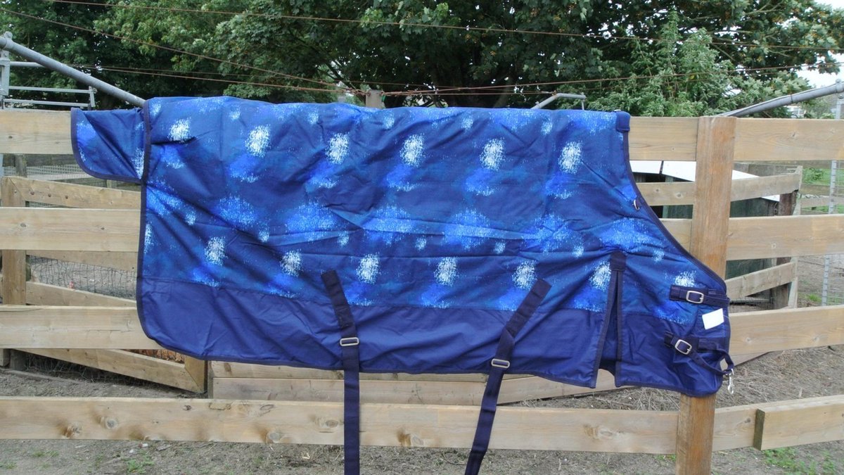 Regendeken luxe 200 gram Cosmos paardendeken-195