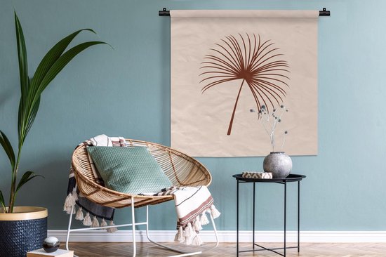 Tapisserie - Tissu mural - Été - Végétal - Pastel - 90x90 cm - Tapisserie