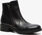 Hush Puppies leren dames chelsea boots - Zwart - Maat 41