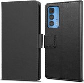 Cazy Motorola Edge 20 Pro hoesje - Book Wallet Case - Zwart