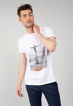 DEELUXE T-shirt met fotoWALDO White