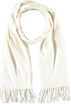 Sarlini | Lange zachte dames Sjaal Myra | Wolwit