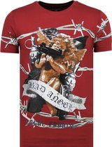 Bad Angel - Funny T shirt Heren - 6318B - Bordeaux