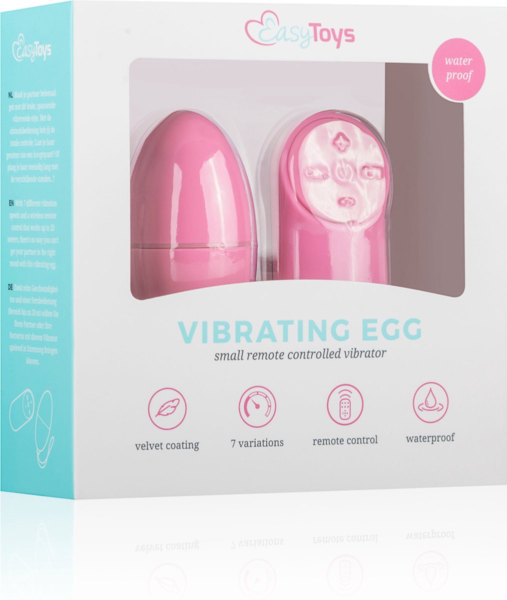 Goedkoopste EasyToys - Vibratie Ei - Roze