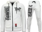 Exclusieve Joggingpak Heren - TMT Floyd Mayweather Set - Wit
