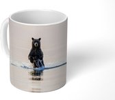 Mok - bruine beer - 350 ML - Beker