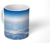 Mok - Satellietfoto met wolken - 350 ML - Beker