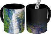 Magische Mok - Foto op Warmte Mok - Waterval in het Nationaal park Whanganui in Nieuw-Zeeland - 350 ML