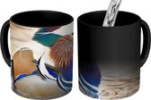 Magische Mok - Foto op Warmte Mok - Eend - Water - Dier - 350 ML