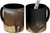 Magische Mok - Foto op Warmte Mok - Neushoorn - Grazen - Nakuru Lake - 350 ML