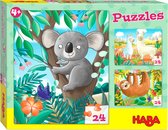 Haba Legpuzzels Koala, Luiaard & Co Junior Karton 3-delig