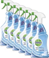 Dettol Power & Fresh Katoenfris  Allesreiniger Spray - 6 x 750 ml