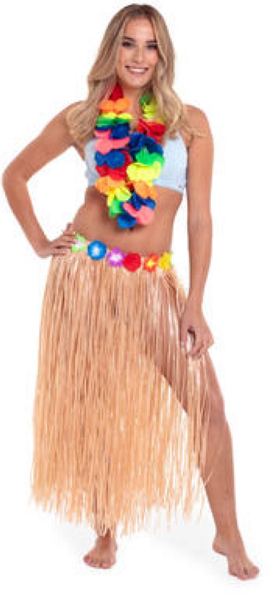 Folat Rok Hawaï Dames 80 Cm Beige One-size