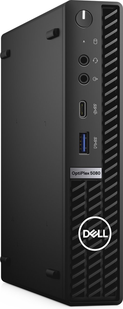 DELL OptiPlex 5080 i5-10500T MFF Intel® Core™ i5 16 GB DDR4-SDRAM 256 GB SSD Windows 10 Pro Mini PC Zwart - afbeelding 1
