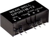 Mean Well DPU01M-05 DC/DC-convertermodule 100 mA 1 W Aantal uitgangen: 2 x