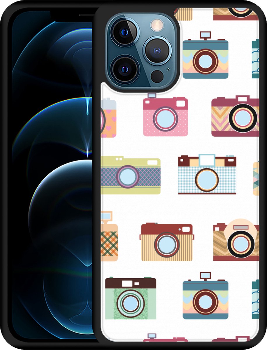 iPhone 12 Pro Max Hoesje - Design op Glas - Welta Perfekta - Designed by Cazy