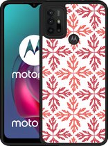 Coque Rigide Motorola Moto G10 Motif Feuilles Rouges