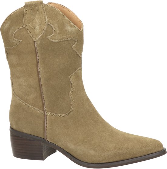 Nelson dames cowboy laars - Expresso - Maat 36 | bol.com