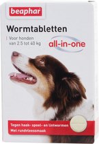 Beaphar All In One Ontwormingsmiddel - Hond 2.5-40 kg - 4 Tabletten