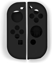 Siliconen Joy-Con hoesjes - Zwart - Geschikt voor Nintendo Joy-Cons