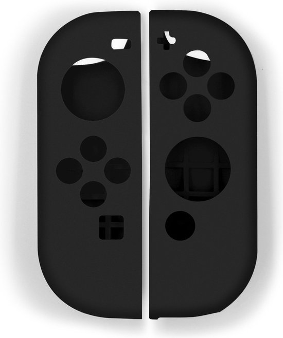 Siliconen Joy-Con hoesjes - Zwart - Geschikt voor Nintendo Joy-Cons | bol