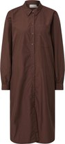 Kaffe blousejurk merama Chocoladebruin-40