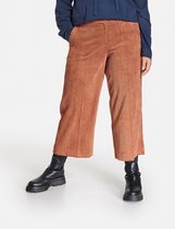 SAMOON Dames Culotte van corduroy Truffle Brown-52