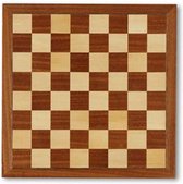 schaakbord met rand 31 x 31 cm hout bruin
