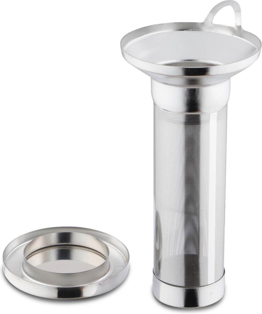 Theefilter, Extra Lang, RVS, 13.5 cm - Weis