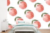 Behang - Fotobehang Appels - Fruit - Sjablonen - Breedte 360 cm x hoogte 240 cm