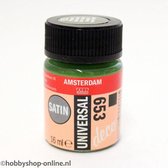 Acrylverf Zijdeglans - 653 Mosgroen - Deco - Universal Satin - Amsterdam - 16 ml