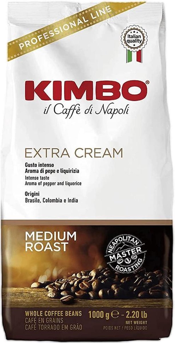 Kimbo - koffiebonen - Extra Cream 10