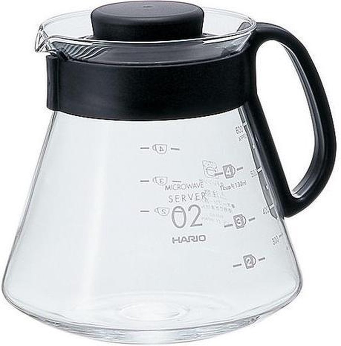 Hario V60 range server maat 02/600 ml