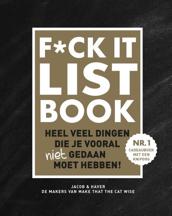 F*CK-it list book