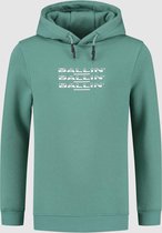 Ballin Amsterdam -  Jongens Slim Fit   Hoodie  - Groen - Maat 140