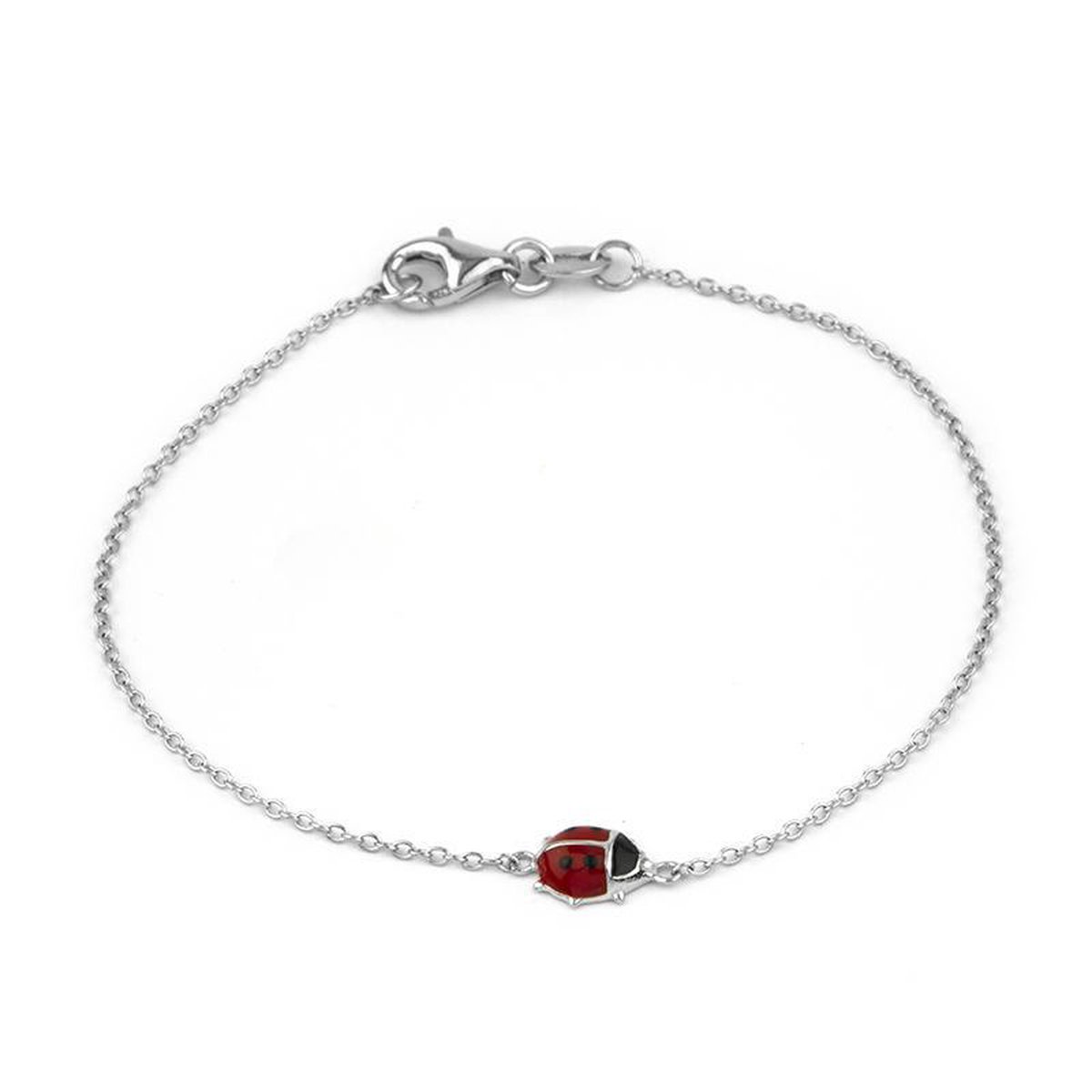 Di Lusso - Armband Coccinelle - Zilver 925 - Meisjes - 16 cm