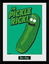 poster in lijst Rick and Morty Pickle Rick 30 x 40 cm