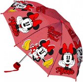 paraplu Minnie Mouse meisjes 52 cm polyester rood