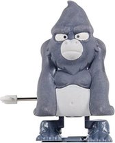 gum Gorilla wind-up junior 4,5 cm rubber grijs