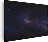 Artaza Canvas Schilderij Ruimte met Sterren - Heelal - 30x20 - Klein - Foto Op Canvas - Canvas Print