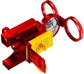 multifunctioneel kompas Super junior 12 x 10 cm rood