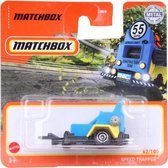 snelheidstrapper Speed 1:64 staal blauw/geel