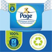 Bol.com Page vochtig toiletpapier - 38 x 12 stuks - Compleet Schoon vochtig wc papier - voordeelverpakking aanbieding