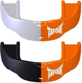 Tapout Classic Bitjes - Volwassenen - 2 stuks - Wit/Oranje/Zwart